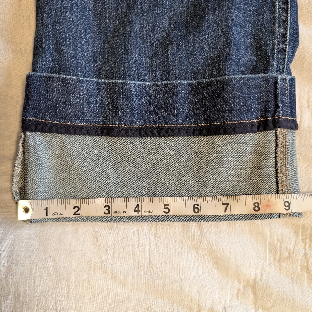 The Francais Mid Rise Cuffed Jeans By Pilcro Size 32 - Picture 11 of 16